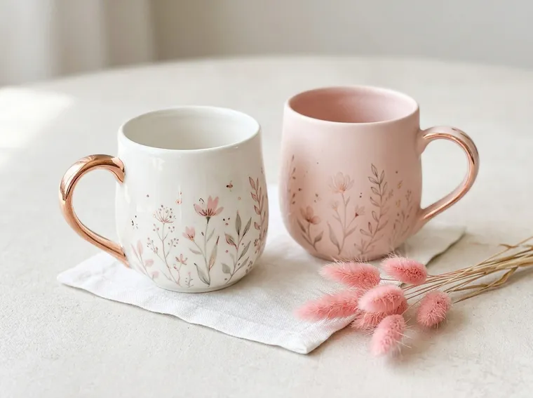 Letras e palavras esculturais 3D de mesa personalizadas em rosé e branco