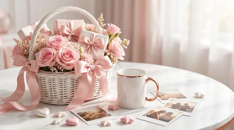 Dupla de xícaras de porcelana floral com alça rose gold personalizadas